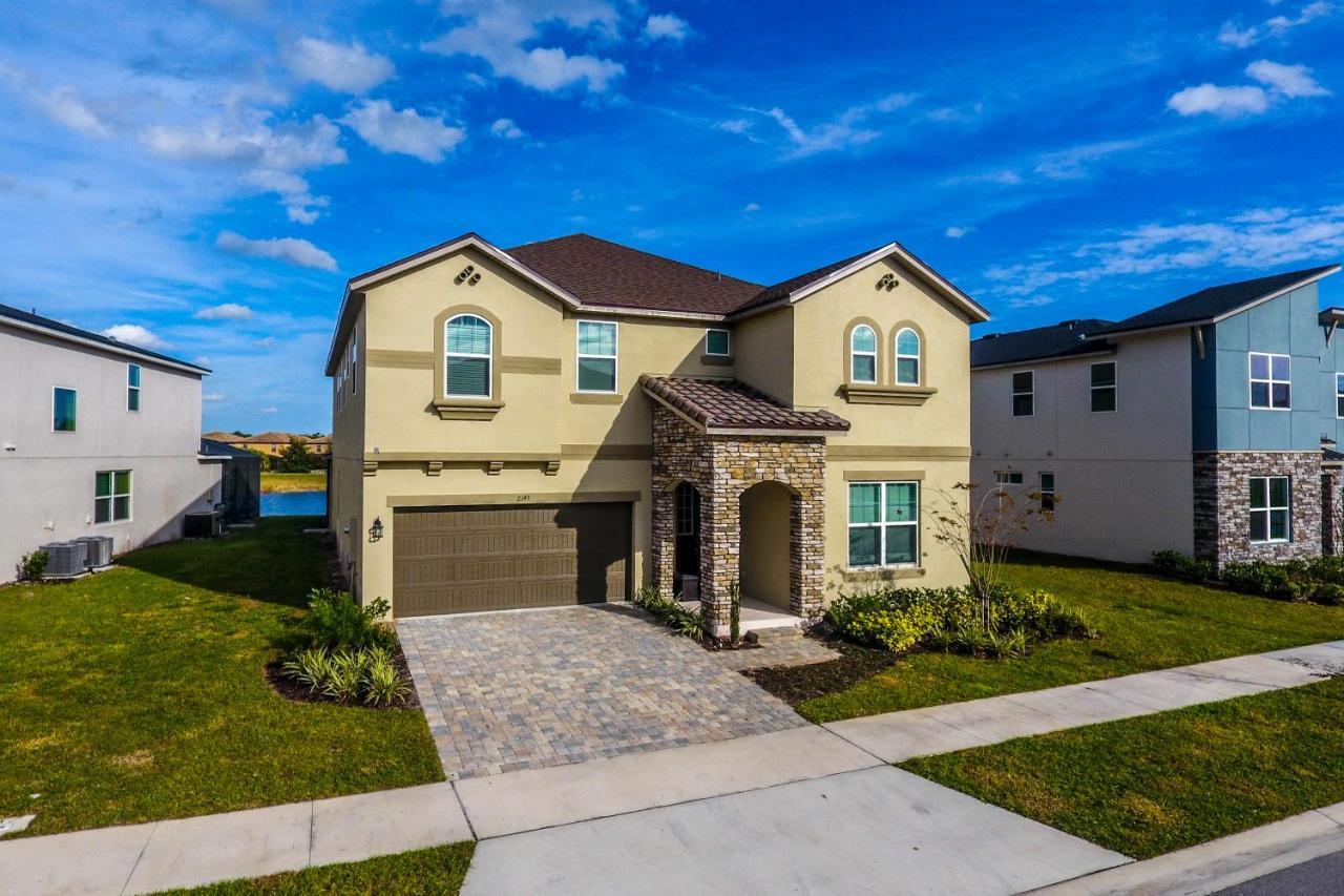 Brand New 9 Bedrooms House With Private Pool, Star Wars Game Room, Theme Rooms And Lake View Sa2145 Kissimmee Exteriör bild