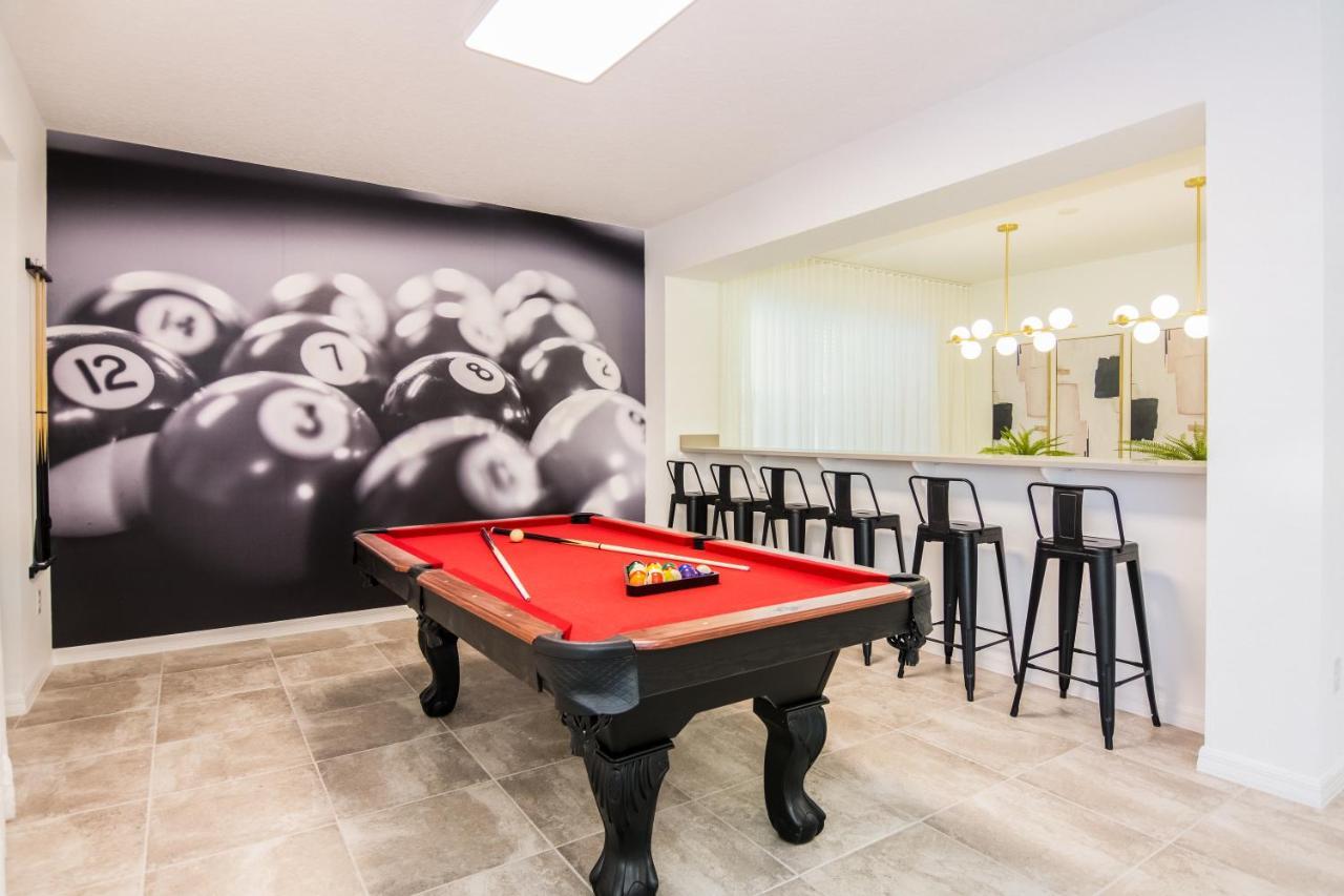 Brand New 9 Bedrooms House With Private Pool, Star Wars Game Room, Theme Rooms And Lake View Sa2145 Kissimmee Exteriör bild