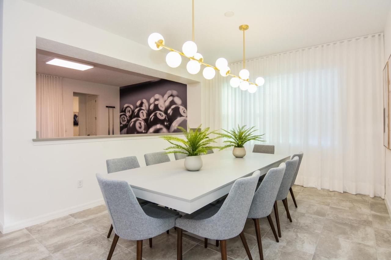 Brand New 9 Bedrooms House With Private Pool, Star Wars Game Room, Theme Rooms And Lake View Sa2145 Kissimmee Exteriör bild