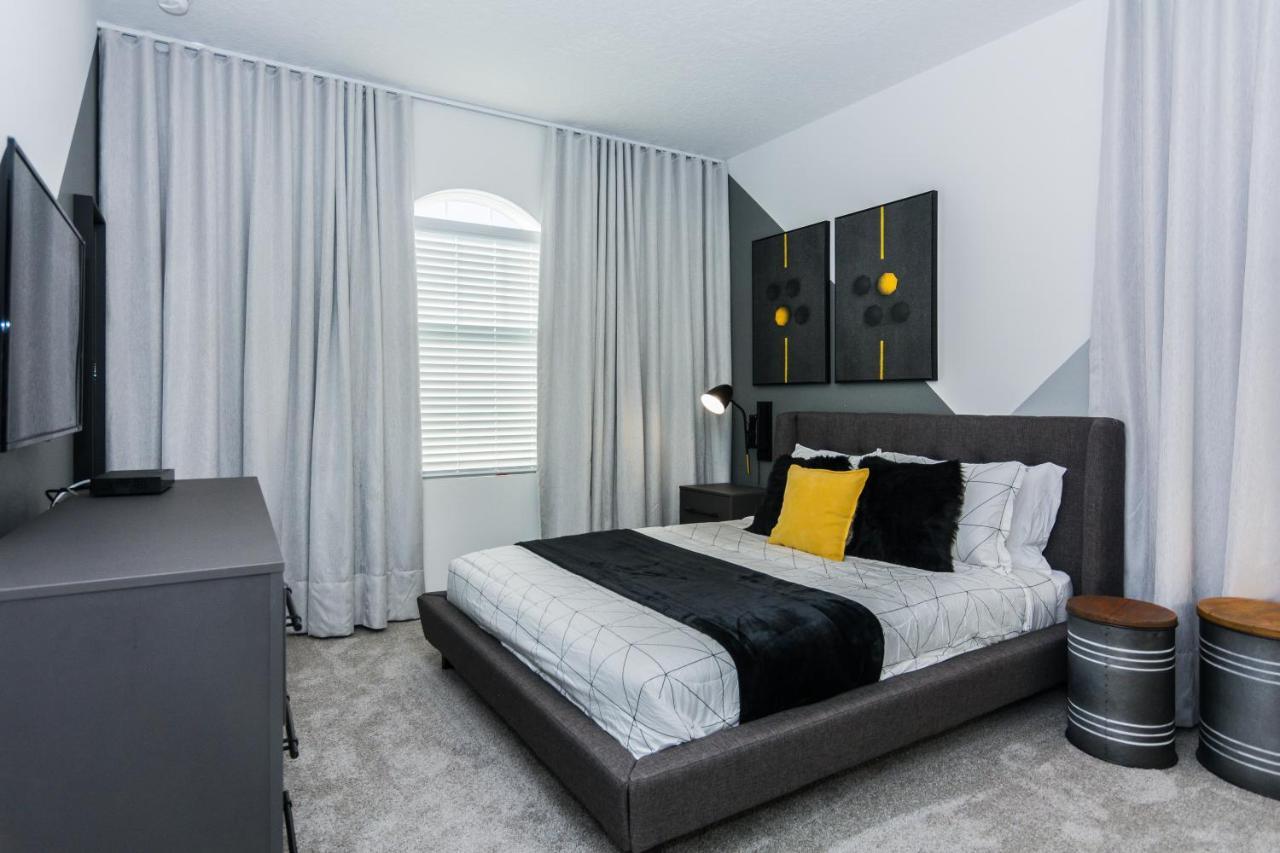 Brand New 9 Bedrooms House With Private Pool, Star Wars Game Room, Theme Rooms And Lake View Sa2145 Kissimmee Exteriör bild